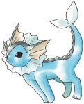  1996 3_toes :3 ambiguous_gender black_eyes black_nose blue_skin blue_tail crest ear_frill eeveelution empty_eyes feral fin frill_(anatomy) full-length_portrait glistening glistening_skin grey_skin head_frill hi_res ken_sugimori leaning long_tail marine membrane_(anatomy) membranous_frill multicolored_skin neck_frill nintendo official_art pok&eacute;mon pok&eacute;mon_(species) portrait quadruped simple_background smile snout solo standing tail_fin toes traditional_media_(artwork) two_tone_skin vaporeon video_games white_background white_membrane 