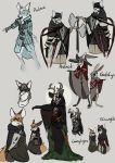  absurd_res anthro breasts canid canine canis clothed clothing domestic_dog female fox ghost hi_res lagomorph leporid mammal nipples nude omnipresentcrayon rabbit sketch solo spirit undead 