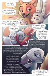 absurd_res amadose anthro butt comic cuckold dialogue disney female green_eyes hi_res judy_hopps male male/female nick_wilde nude zootopia 