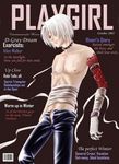  allen_walker bandage collar comedy d.gray-man engrish funny male male_focus muscle parody ranguage topless white_hair 
