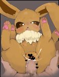  &lt;3 2018 blush bodily_fluids censored chest_tuft clitoris cum cum_inside cum_leaking duo eevee female genital_fluids hand_on_butt human interspecies looking_at_viewer male male/female mammal multi_nipple nintendo nipples onikuman penetration penis pok&eacute;mon pok&eacute;mon_(species) pok&eacute;philia pubes pussy simple_background solo_focus spread_legs spreading sweat tuft vaginal vaginal_penetration video_games 