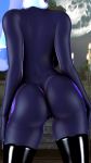  3d_(artwork) anthro anthrofied anus armor breasts butt candle candlestick clothing cutie_mark digital_media_(artwork) equid equine female friendship_is_magic full_moon headgear helmet hi_res laatex legwear mammal moon my_little_pony nightmare_moon_(mlp) nude presenting pussy rear_view solo source_filmmaker stockings tailless the_fatcat 