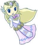  1girl belt blonde_hair clasped_hands dress eyebrows eyebrows_visible_through_hair female female_focus female_only ghost gloves hair human lipstick long_hair necklace nintendo official_art open_mouth pointy_ears princess_zelda royalty solo solo_focus spirit spirit_tracks teeth the_legend_of_zelda the_legend_of_zelda:_spirit_tracks tiara toon_zelda 