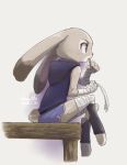  2018 anthro clothing disney female fur judy_hopps lagomorph leporid mammal purple_eyes rabbit rikuo_(artist) zootopia 