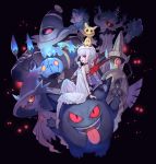  aegisalsh chandelure dusknoir gengar lack mimikyu_(pokemon) mismagius pointy_ears tagme 