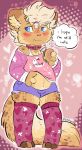  2019 anthro belly blush bottomwear burger cheetah clothed clothing collar cutoffs denim denim_clothing digital_media_(artwork) domestic_cat eating felid feline felis finley_abernathy food fur girly hair hi_res holding_object hotpants iroxykun legwear male mammal overweight shorts slightly_chubby smile solo spots spotted_fur stockings sweater teeth text thick_thighs thigh_highs thinking thought_bubble topwear 