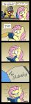  2019 absurd_res angry bobthedalek book brown_background comic daring_do_(mlp) dialogue english_text equid equine female feral fluttershy_(mlp) friendship_is_magic hair hi_res horse mammal my_little_pony pony pterippus simple_background solo text wings 