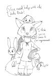  anthro canid canine clothed clothing cub dialogue disney english_text female fox group lagomorph leporid male mammal nick_wilde open_mouth rabbit sketch text young zhan zootopia 