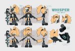  1girl anthro back back_view boots character_design character_sheet closed_eyes coat eyelashes eyeshadow fang female female_focus front_view fur furry gloves hair holding holding_weapon idw idw_publishing idw_sonic_comics knee_pads mask mask_on_head measurements notes official_art ponytail potion sega side_view solo solo_focus sonic_(series) sonic_the_hedgehog standing t-pose tan_fur text tied_hair tooth turnaround vial weapon whisper_the_wolf wolf 