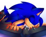  anthro balls bodily_fluids cum eulipotyphlan genital_fluids hedgehog hi_res humanoid_penis jayaero male male/male mammal oral penis sex shadow_the_hedgehog sonic_(series) sonic_the_hedgehog 