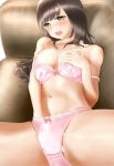  bra breast_grab breasts masturbation nipples pantsu yurugumo 
