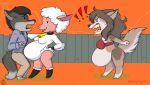 bovid canid canine canis caprine droopy_(series) female fence geckoguy123456789 group leggy_lamb male mammal metro-goldwyn-mayer pregnant sheep sheep_wrecked spottedtigress wolf 