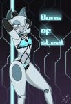  armwear cc clothing dancing drake-rex e-vay elbow_gloves female gloves handwear hi_res lingerie machine neon pole pole_dancing robot sonic_oc stripper 