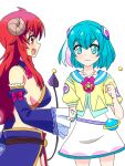  2girls hagoromo_lala highres karuta_(karuta01) kohara_konomi machikado_mazoku multiple_girls precure seiyuu_connection star_twinkle_precure yoshida_yuuko_(machikado_mazoku) 