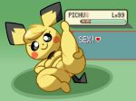  2019 anthro anus blush breasts female fur mammal nintendo nude pichu pok&eacute;mon pok&eacute;mon_(species) presenting presenting_pussy pussy rodent short_stack simple_background solo spread_legs spreading video_games vilepluff yellow_fur 