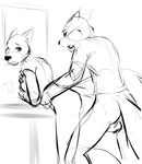  apron doggy_style furry housepets! lucretia miles sketch straight 