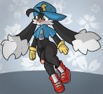  2019 absurd_res anthro blush clothed clothing digital_media_(artwork) domestic_cat felid feline felis fur gloves handwear hat headgear headwear hi_res humanoid_hands humanoid_penis klonoa klonoa_(series) long_ears male mammal penis plexybot simple_background solo uncut video_games 