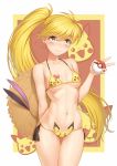  anarchojs bikini pichu pikachu pokemon pokemon_special swimsuits yellow_(pokemon) 