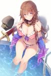  bikini cleavage granblue_fantasy lecia_(granblue_fantasy) nanahara_fuyuki swimsuits sword 