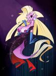  angel_jones anthro big_breasts blonde_hair breasts clothed clothing female fish fish_police hair hanna-barbera marine merfolk nipples non-mammal_breasts smile solo themrock 