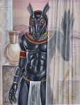  ankh anthro big_penis claws deity egyptian_mythology flaccid male middle_eastern_mythology muscular mythology penis set_(deity) set_(species) solo tristanalexander 