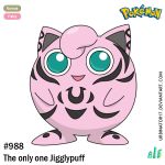  1:1 bigglypuff black_markings fur green_eyes jigglypuff markings nintendo pink_body pink_fur pok&eacute;mon pok&eacute;mon_(species) signature smile urbinator17 url video_games 