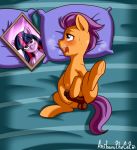  2019 anibaruthecat animal_genitalia animal_penis balls blush bodily_fluids cub earth_pony equid equine equine_penis friendship_is_magic genital_fluids hi_res hooves horn horse male mammal masturbation medial_ring my_little_pony open_mouth penis photo pillow pony precum purple_eyes solo spread_legs spreading tender_taps_(mlp) twilight_sparkle_(mlp) underhoof winged_unicorn wings young 