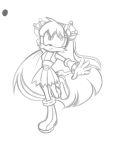  2014 clothed clothing female herpestid hi_res mammal mina_mongoose mongoose monochrome renee-moonveil simple_background solo sonic_(series) white_background 