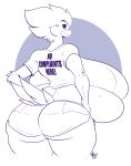  2017 absurd_res anthro avian big_breasts big_butt bird breasts busty_bird butt female hi_res huge_breasts hyper hyper_breasts jaeh non-mammal_breasts smile solo under_boob 