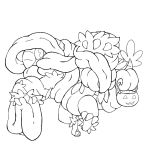  1:1 archeops feral fossil_pok&eacute;mon hyper hyper_tongue line_art long_tongue multi_tongue nintendo pok&eacute;mon pok&eacute;mon_(species) sevi_blaze tongue tongue_wrap video_games 