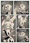  &lt;3 &lt;3_eyes 101_dalmatian_street 101_dalmatians balls bestiality black_and_white blush bodily_fluids canid canine canis collar comic cum cum_in_mouth cum_inside cum_string dalmatian deep_throat disney dolly_(101_dalmatians) domestic_dog duo english_text female female_on_human feral feral_penetrated genital_fluids half-closed_eyes hi_res human human_on_feral human_penetrating human_penetrating_feral interspecies looking_at_viewer male male/female male_on_feral mammal meme monochrome neck_bulge open_mouth oral penetration penis sex shaking soulcentinel teeth text tongue tongue_out trembling until_it_snaps 