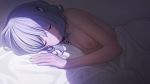  aconitea bed breasts game_cg gray_hair il_shi koichi_ai nipples nude onii-chan_asobo short_hair sleeping 