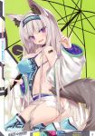  animal_ears erect_nipples tagme tail tsurusaki_takahiro umbrella 