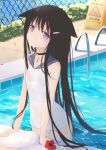  animal_ears fufumi nekomimi school_swimsuit see_through swimsuits wet 