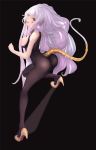  ass bodysuit breast_grab breasts granblue_fantasy heels medusa_(shingeki_no_bahamut) no_bra pointy_ears tail youximiaomiao 