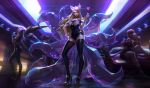  ahri animal_ears cleavage heels kitsune league_of_legends leotard tagme tail thighhighs 