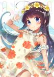  dress gyouzanuko hinatsuru_ai ryuuou_no_oshigoto! skirt_lift summer_dress 