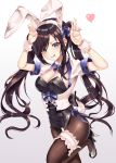  animal_ears bunny_ears bunny_girl cleavage cup6542 garter heels pantyhose tagme tail 