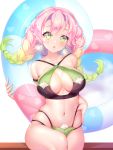  bikini kanroji_mitsuri kimetsu_no_yaiba swimsuits uosaasou 