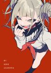  boku_no_hero_academia mochizuki_kei seifuku sweater toga_himiko 