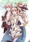  alicest0113 arm_guards armor bangs brooch cape corrin_(fire_emblem) corrin_(fire_emblem)_(female) dwyer_(fire_emblem) european_clothes fire_emblem fire_emblem_fates flower gloves holding holding_hands holding_sword holding_weapon jacket jakob_(fire_emblem) japanese_clothes jewelry kana_(fire_emblem) kana_(fire_emblem)_(female) kimono long_hair looking_at_viewer pointy_ears ponytail red_eyes smile swept_bangs sword weapon white_hair yukata 