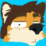  1:1 3d_(artwork) 8-bit canid canine digital_media_(artwork) fox grid hi_res low_resolution male mammal pixel pixel_(artwork) pixelated portrait retro silly toony 