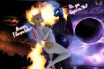  &lt;3 2019 3d_(artwork) absurd_res amber_eyes anthro anthrofied areola blue_eyes breasts daybreaker_(mlp) dialogue digital_media_(artwork) english_text equid female fire flaming_hair friendship_is_magic hand_holding hi_res horn loveslove mammal moon my_little_pony nightmare_moon_(mlp) nipples nude pseudo_hair slit_pupils solo sun text winged_unicorn wings 