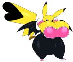  &lt;3 2019 absurd_res alpha_channel angela_(walter_sache) big_breasts breasts brown_eyes busty_feral butt cleavage cleft_tail clothed clothing cosplay eyelashes eyeshadow female feral fur hi_res huge_breasts hyper hyper_breasts looking_at_viewer makeup mammal multicolored_ears nintendo outline pikachu pok&eacute;mon pok&eacute;mon_(species) red_cheeks rodent rouge_outfit rouge_the_bat simple_background solo sonic_(series) thick_thighs video_games walter_sache wide_hips yellow_body yellow_fur 