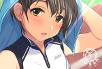  black_hair blush brown_eyes close original short_hair tsukana_(saba_mizore) waifu2x watermark 