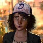  1girl baseball_cap brown_hair clementine_(the_walking_dead) dark-skinned_female dark_skin hat i_dont_cry light_smile non-web_source the_walking_dead the_walking_dead_(game) 