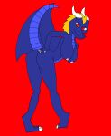 absurd_res andromorph animal_humanoid anthro butt dragon dragon_humanoid female hi_res humanoid intersex