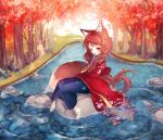  animal_ears bandages fuyusuke_(hz+) japanese_clothes tagme tail wet 