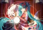  animal_ears hatsune_miku kimono kitsune lem_tea tail vocaloid 