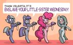 absurd_res anthro bdsm bondage bound equid equine female female/female forced friendship_is_magic group group_nudity hasbro hi_res horse incest_(lore) limestone_pie_(mlp) mammal marble_pie_(mlp) maud_pie_(mlp) my_little_pony pinkie_pie_(mlp) pony toonbat